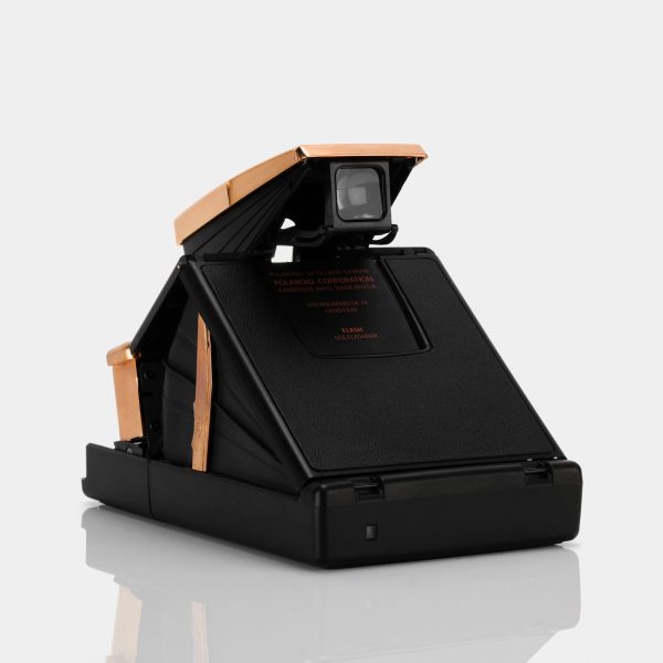 Polaroid SX-70 Alpha 1 Model 2 Black with Rose Gold Folding Instant Film Camera Online Sale - Image 3