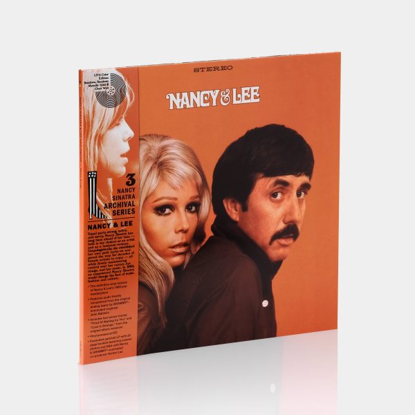 Nancy Sinatra & Lee Hazlewood - Nancy & Lee LP Sundown Metallic Gold Vinyl Record For Discount - Image 2