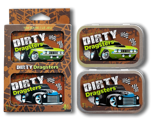 Dirty Dragsters: Black & Green Cars Sale