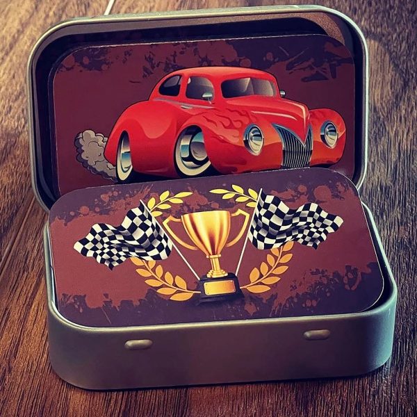 Dirty Dragsters: Black & Green Cars Sale - Image 2
