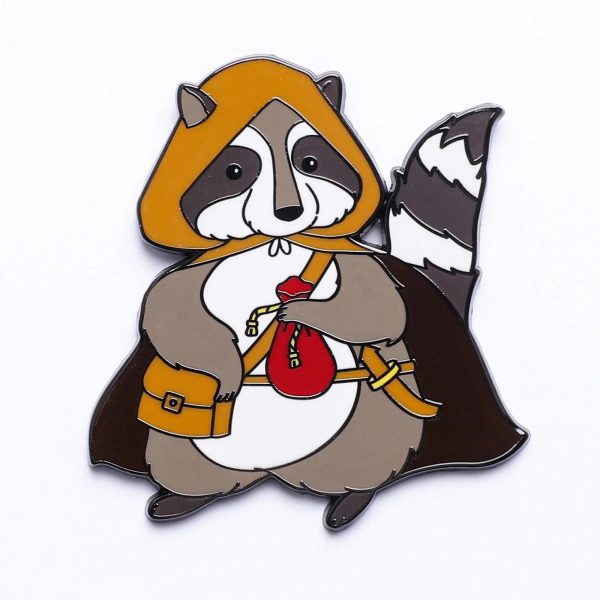 Quest s Reward Fine Art Pin - Dash Silentpaw Raccoon Rogue Sale