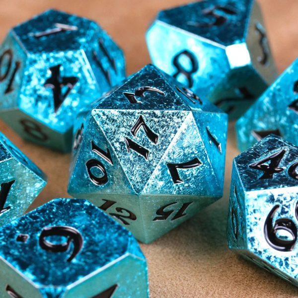 RPG Dice Set - Glacial Requiem (7 Dice Set) For Discount - Image 3