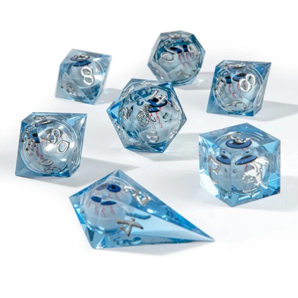 Captured Magic Hand Sanded Sharp Edge Resin - Always Watching Blue Eyes Hot on Sale - Image 2