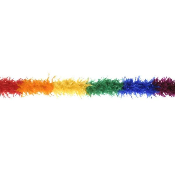 Rainbow Mix Chandelle Boa Fashion - Image 5